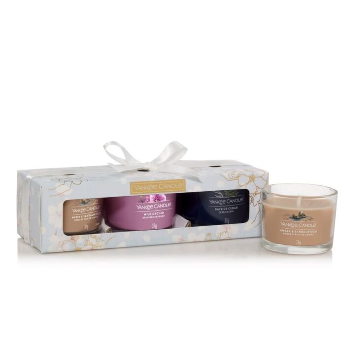 Yankee Candle Signature 3 Filled Votive Candle Gift Set